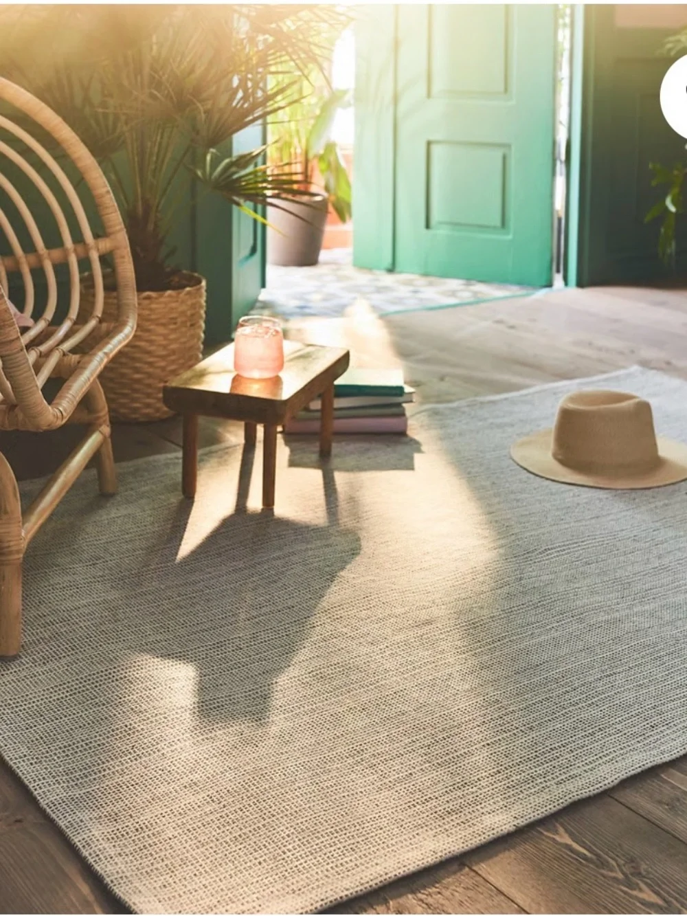 IKEA 3.11x5.11' Natural Beige Woven Rug